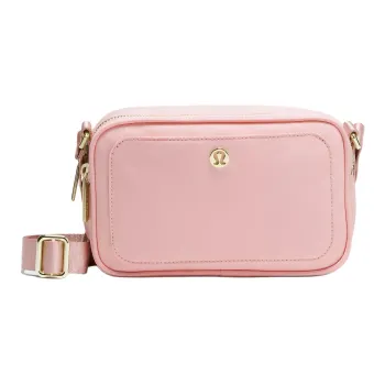 Lululemon Recycled Nylon Camera Bag, Shoulder Bag, Crossbody Bag Women's Haze Pink Red