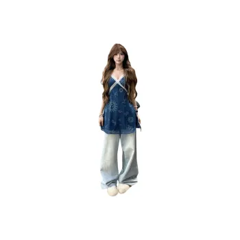 FLIM Slip Dresses Women's Blue