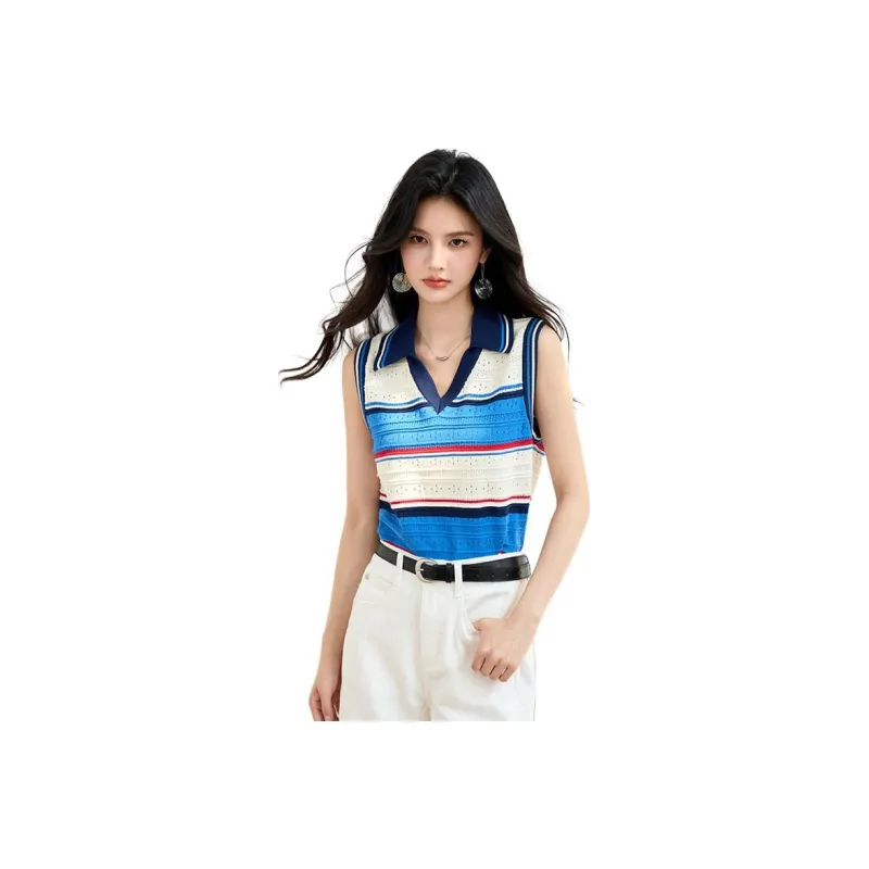 La Chapelle Knitwear Women's Blue-0
