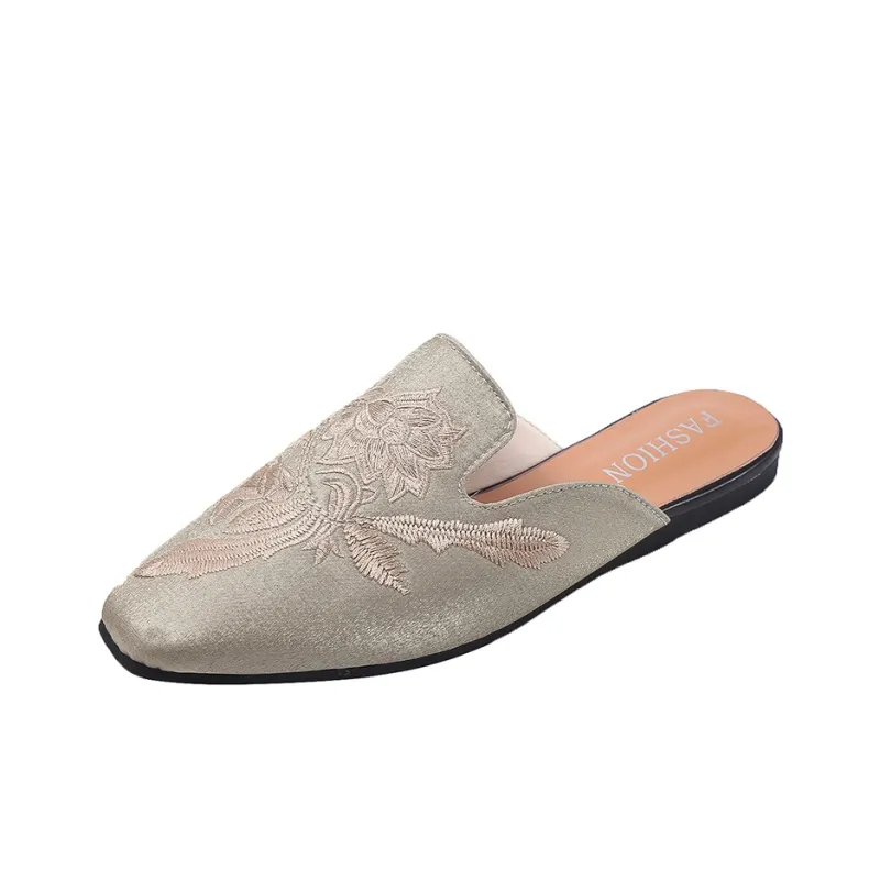 WUJI Slip Resistant Odor Resistant Closed Toe Slippers Women's-10