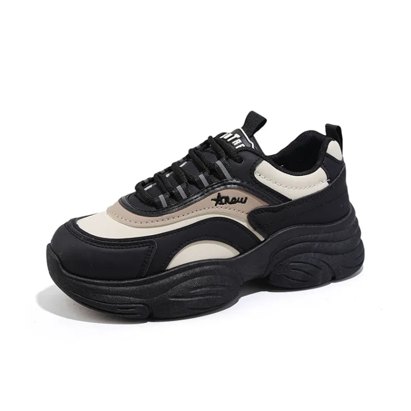 Gai Renpu Slip Resistant, Breathable, And Supportive Low Top Chunky Sneakers Women's-1