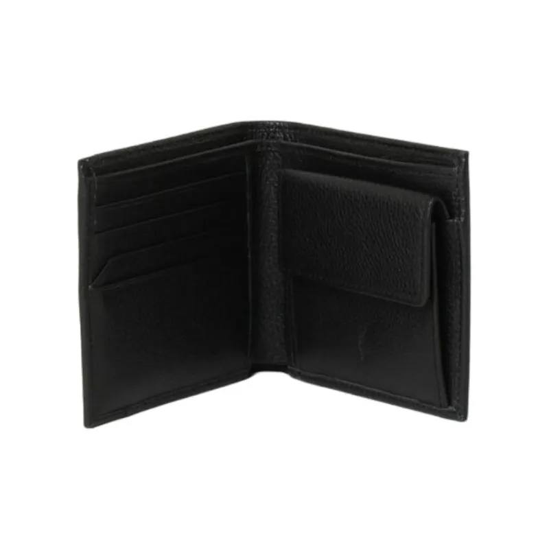 Polo Ralph Lauren Cow Leather Wallet Men's Black-3