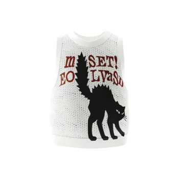 ABCMININ Tank Tops Women's White