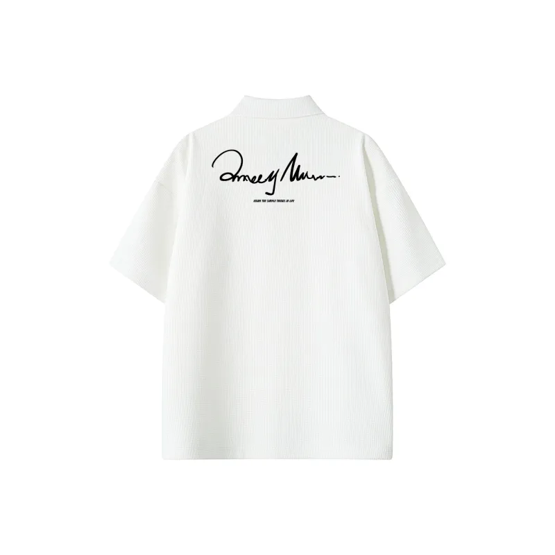 Qnxeey Polo Shirts Unisex-3