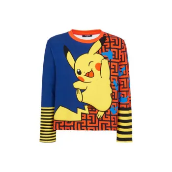 BALMAIN T Shirts Men Sky Blue