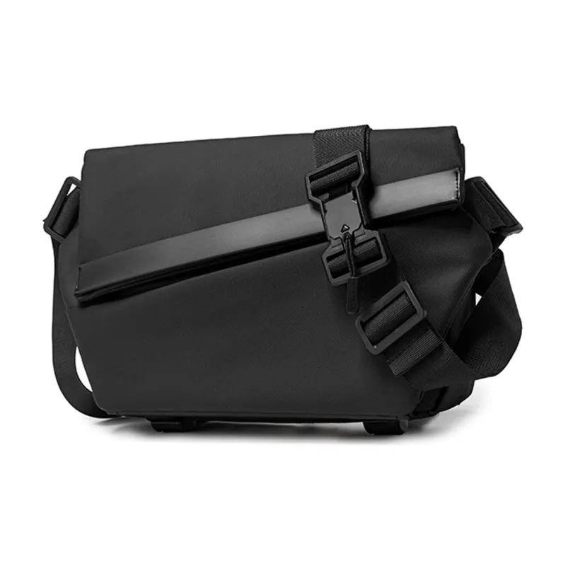 COLINS KEIRS Abrasion Resistant Material Crossbody Bag Unisex Black-5