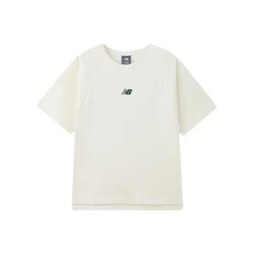 New Balance T Shirt Women's Ivory White