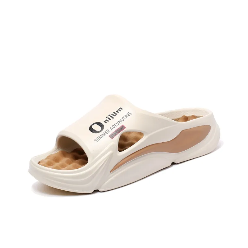 CariteSport EVA Quiet Slip Resistant Odor Resistant Abrasion Resistant Quick Dry Cushioning Slide Slippers Unisex-16