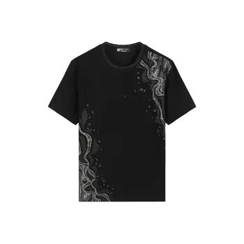 ANDREW MACKENZIE T Shirts Men Black