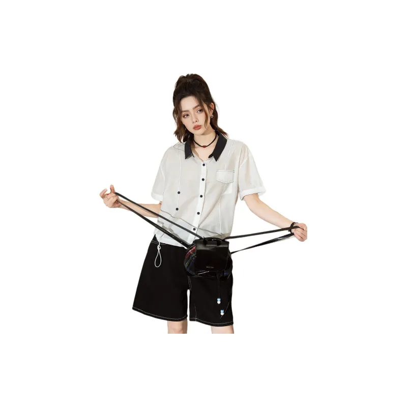 FAWENXIANGZI Shirts Women's-0