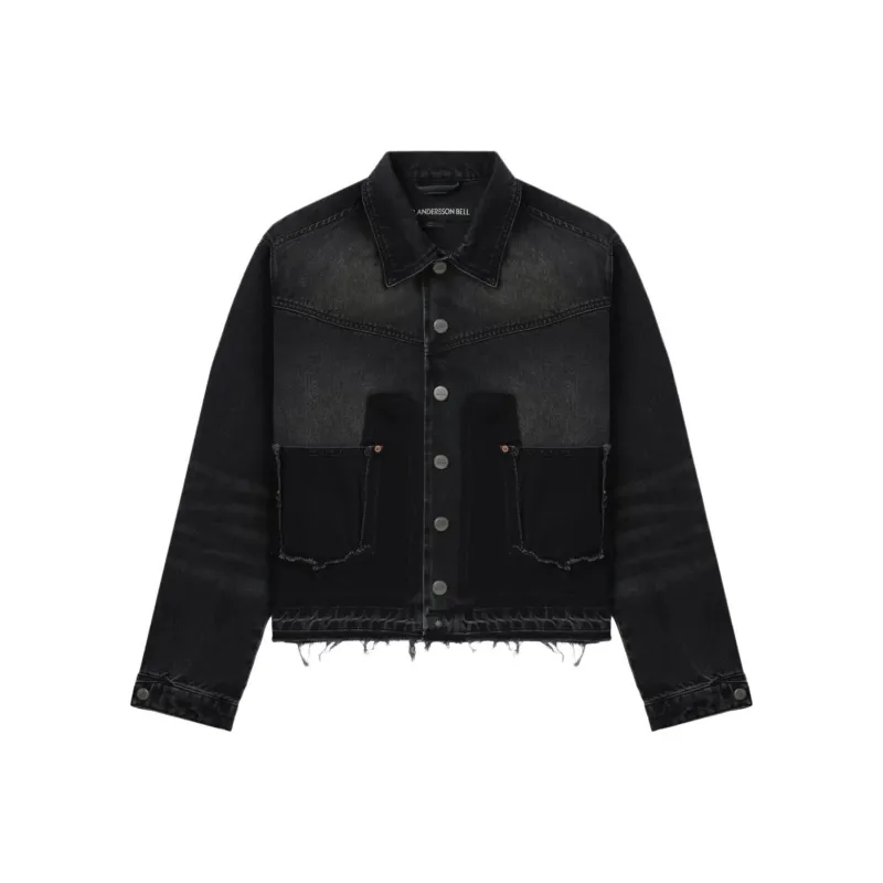ANDERSSON BELL Unfinished effect Denim Jacket-0
