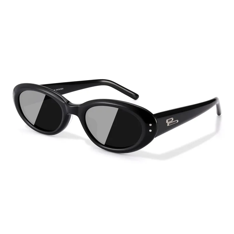 PULAIS TR/Memory Plastic Cat Eye Sunglasses Unisex-0
