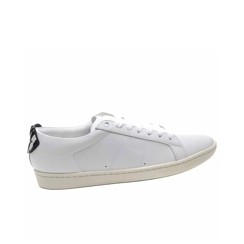 SAINT LAURENT Low Top Skateboard Shoes Women's White-2