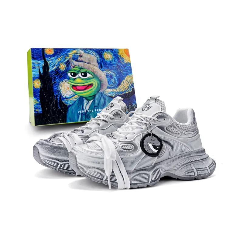 Pepe The Frog Low-Top Chunky Sneakers Unisex-34