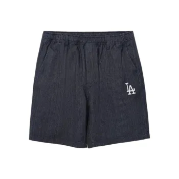 New Era Denim Shorts Unisex Black