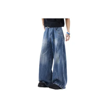 Double Dealer Jeans Unisex Blue