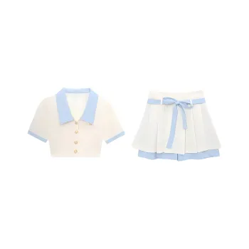 KKX Two Piece Skirt Sets Women's