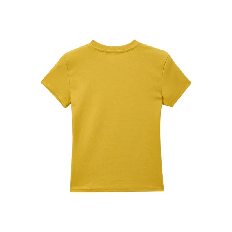 SUSANSAN Set in Sleeve T Shirt Women's-1