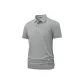 [7A Antibacterial Quick Dry]Light Gray (B Gold Letter Chest Logo)