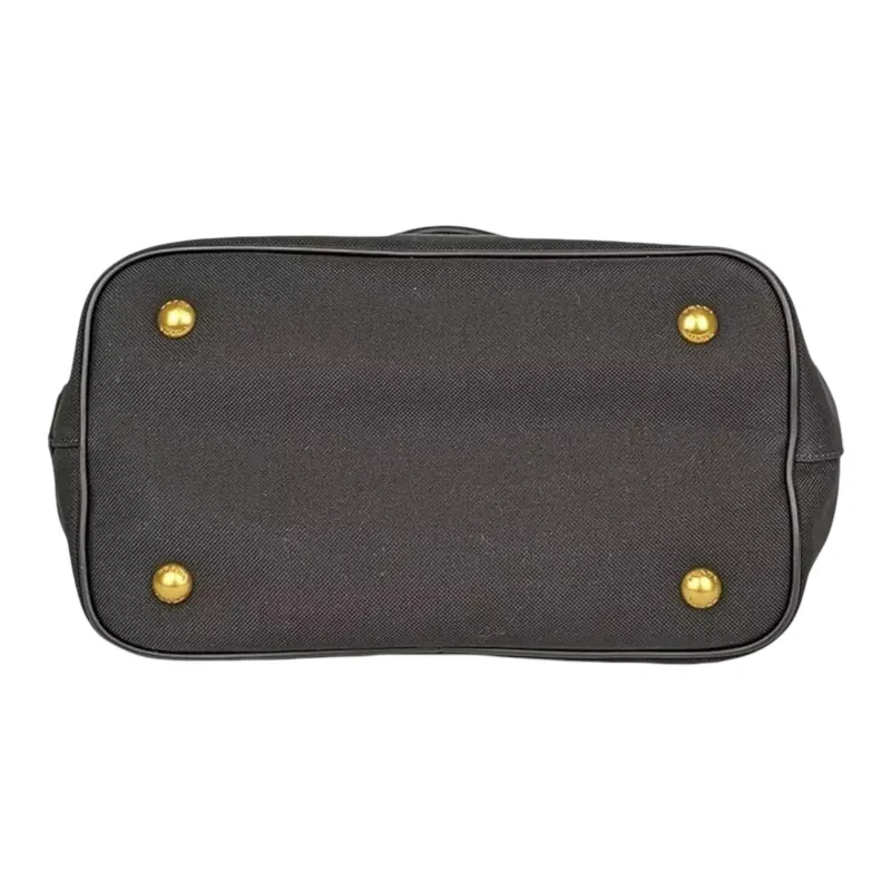 PRADA Nylon Shoulder Bag, Crossbody Bag, Handbag Medium Size Women's Black-4