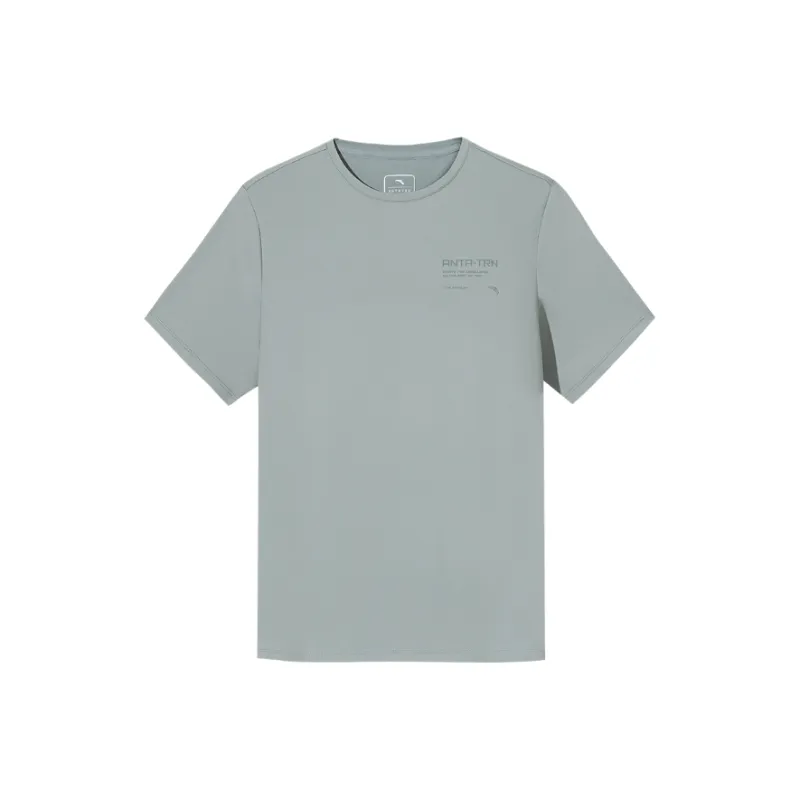 Anta Variety Training Collection T Shirt Men's Bright Blue Green-0