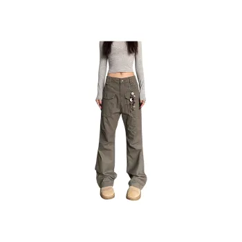 FORCEPULR Casual Pants Unisex Army Green