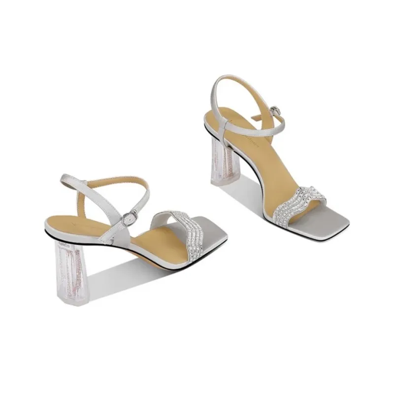 JESSICA SOPHIA One Strap Sandals 7cm Women's-8