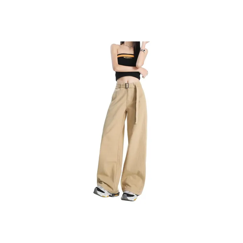 Concubine Zhu Jeans Women's Khaki-0