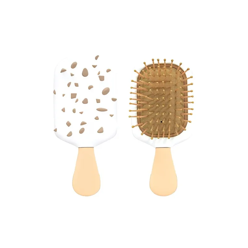 Gentle Welcome Hair Comb, Chocolates Crispy Ice Cream Airbag Comb Small Comb Mini Air Cushion Comb Hair Combing-8