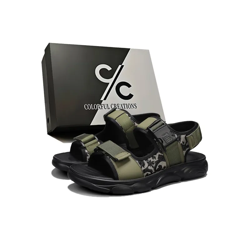 Colorful Creations Beach Sandals Men's-10