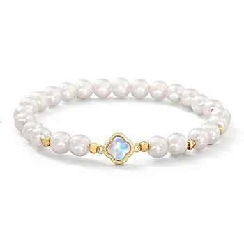J&KINGLAY Faux Pearl Bracelets Women's