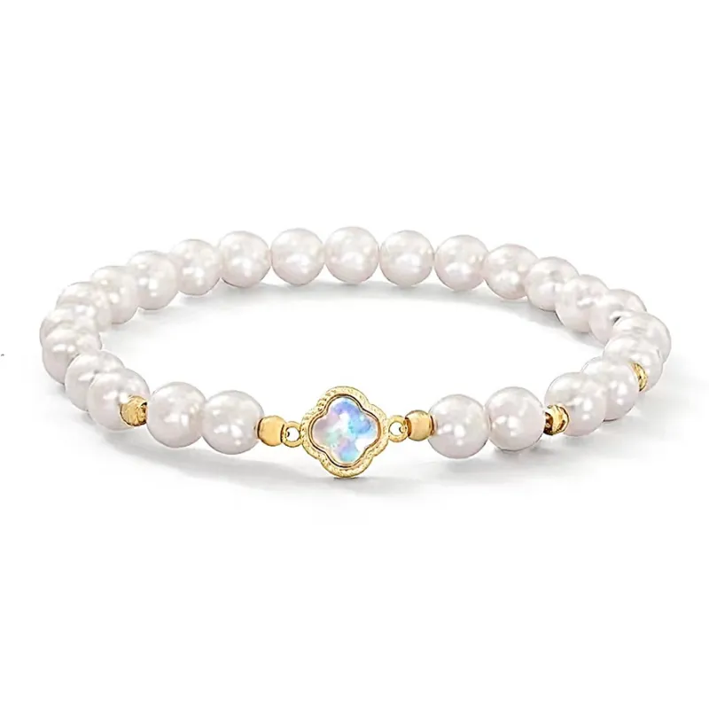 J&KINGLAY Faux Pearl Bracelets Women's-0