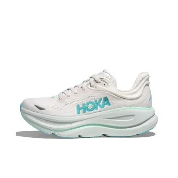 HOKA ONE ONE Bondi 9 Anti Slip Wear Resistant Low Top Running Shoes Women's White