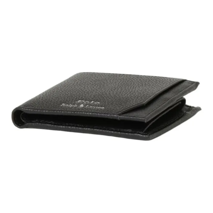 Polo Ralph Lauren Cow Leather Wallet Men's Black-2