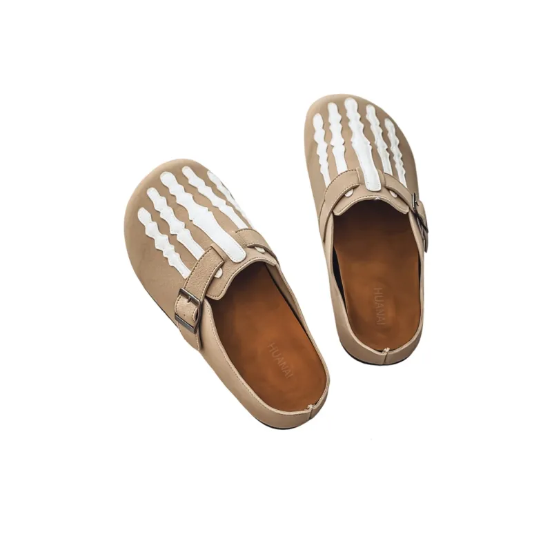 HUANAI Quiet Closed Toe Slippers Men's-7