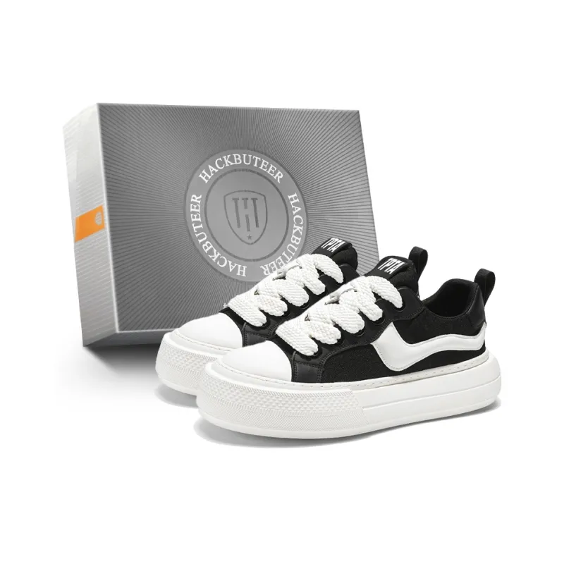 HACKBUTEER Low Top Skateboard Shoes Men's Box Included-5