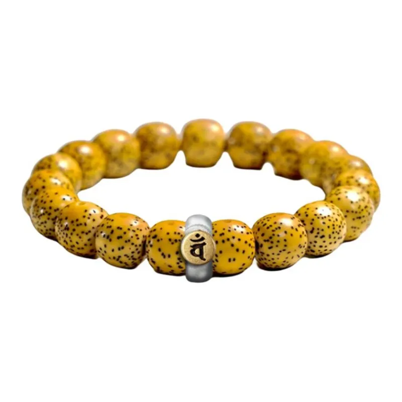Jinghua Record Star Moon Bodhi Seeds Guardian Deity Beaded Bracelet Unisex-19