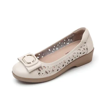 Cigna Casual Single Shoes Women's Ecru