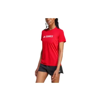 Adidas Terre Regular T Shirt Women's Pure Gemstone Red