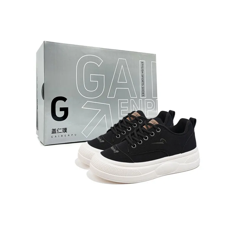 Gai Renpu Anti Slip And Wear Resistant Height Increasing Low Top Skateboard Shoes Women's-12