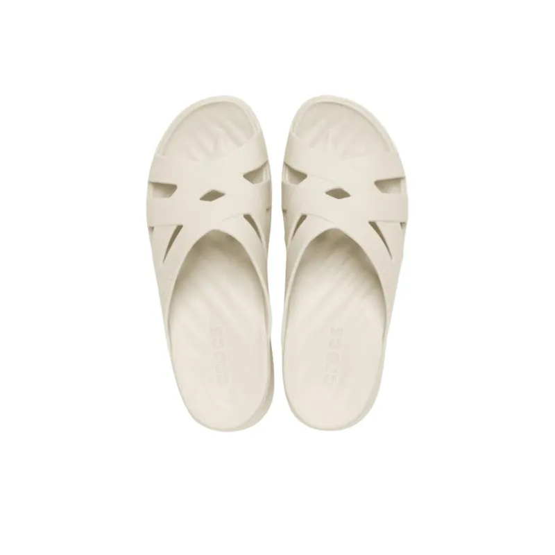 Crocs Abrasion Resistant Slide Slippers Women's Ivory-2