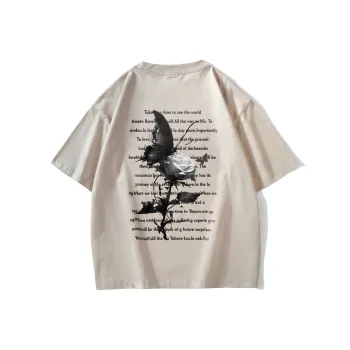FONDLOOK T-Shirts Unisex Light Beige Apricot