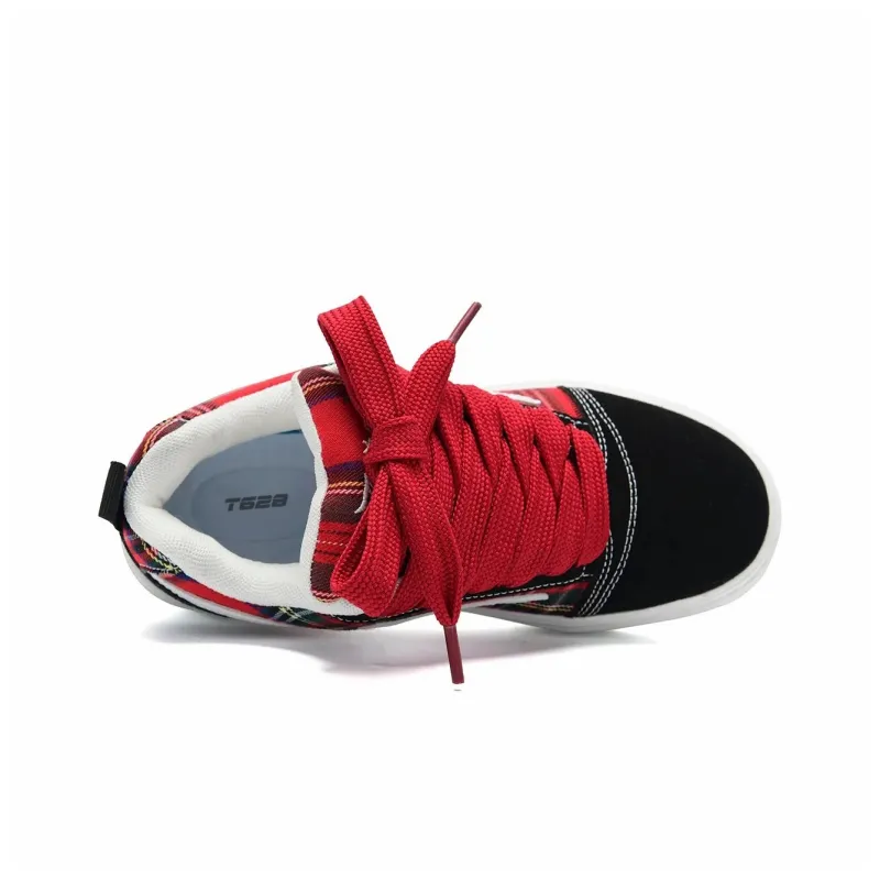 T628 Slip Resistant, Abrasion Resistant, Lightweight, Breathable Low Top Skateboard Shoes Unisex-143