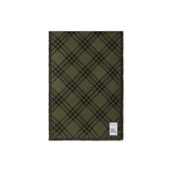 Burberry Knit Scarves Women's Green