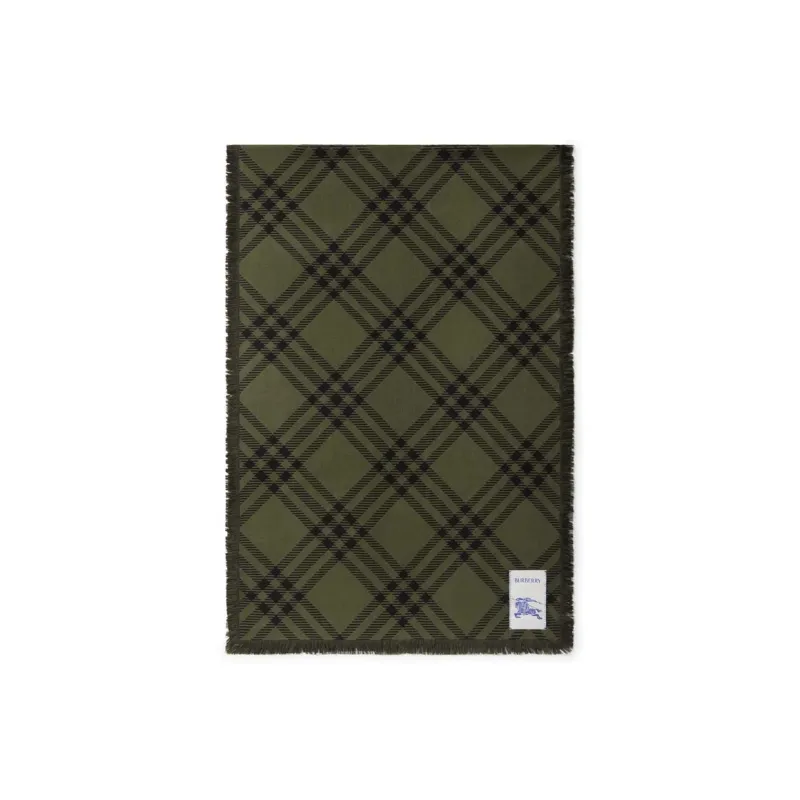 Burberry Knit Scarves Women's Green-0