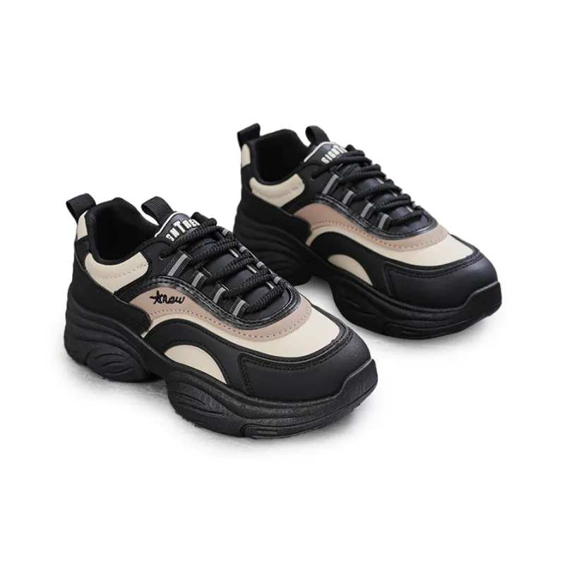 Gai Renpu Slip Resistant, Breathable, And Supportive Low Top Chunky Sneakers Women's-5