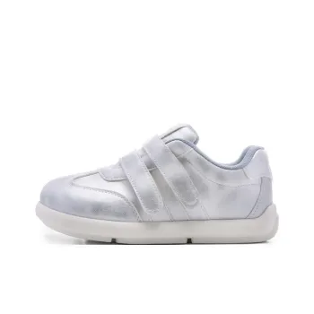 Ordifen Low Top Skateboard Shoes Women's White Light Blue