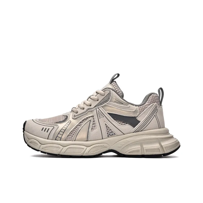 VICTORIA&VERA Slip Resistant, Abrasion Resistant, Breathable Low Top Chunky Sneakers Women's-10
