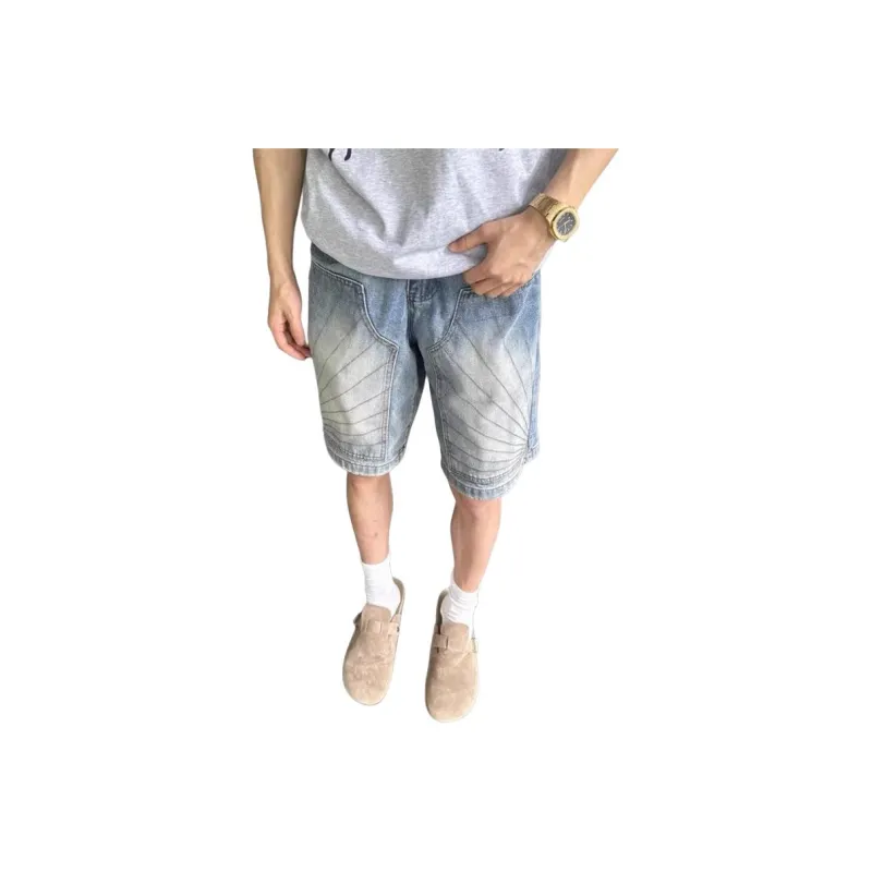 CORNILOT Denim Shorts Unisex Blue-1