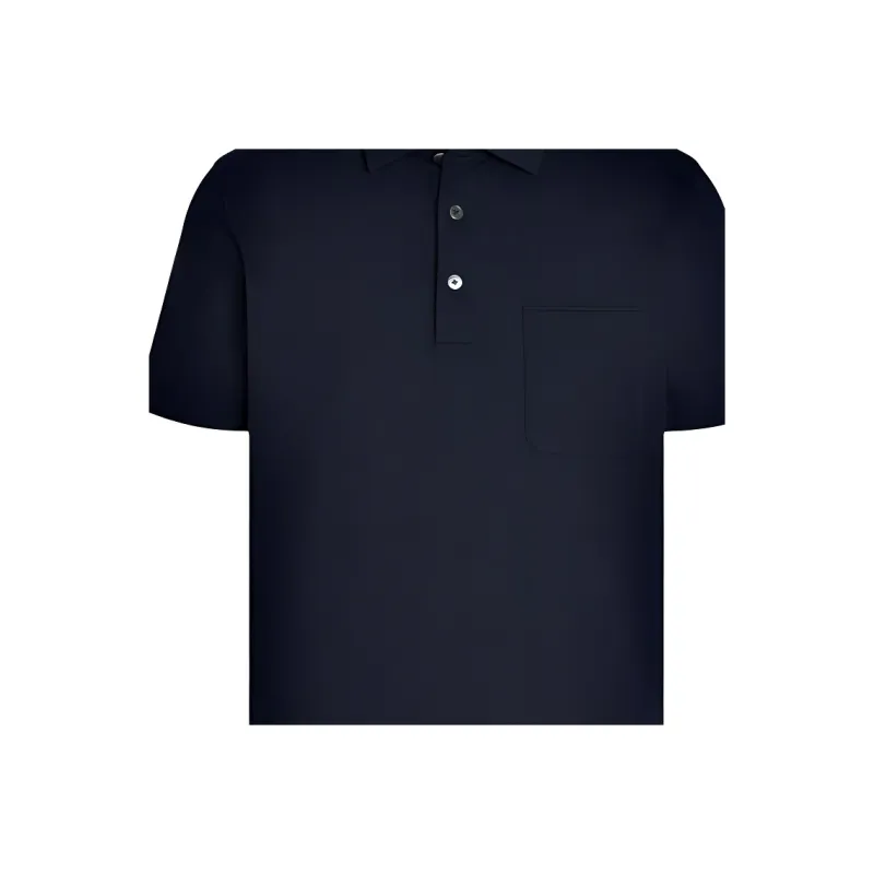 Zegna Short Sleeved Straight Hem Polo Shirt-4